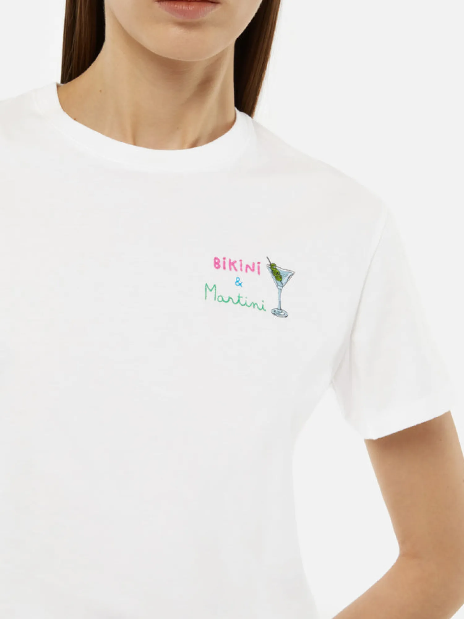 Outlet T-Shirt in Cotone con Ricamo / Donna T-shirt