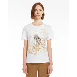 T-Shirt in Cotone con Stampa / Donna T-shirt