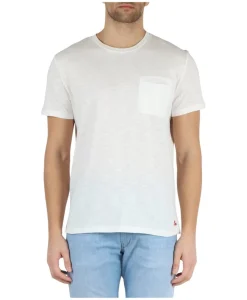 Hot T-Shirt in Cotone Fiammato e Taschino / Uomo T-shirt