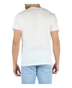 Hot T-Shirt in Cotone Fiammato e Taschino / Uomo T-shirt