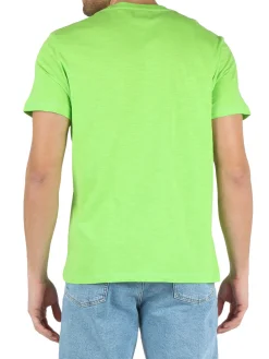Hot T-Shirt in Cotone Fiammato e Taschino / Uomo T-shirt