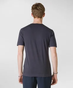 Online T-Shirt in Cotone / Blu Uomo T-shirt