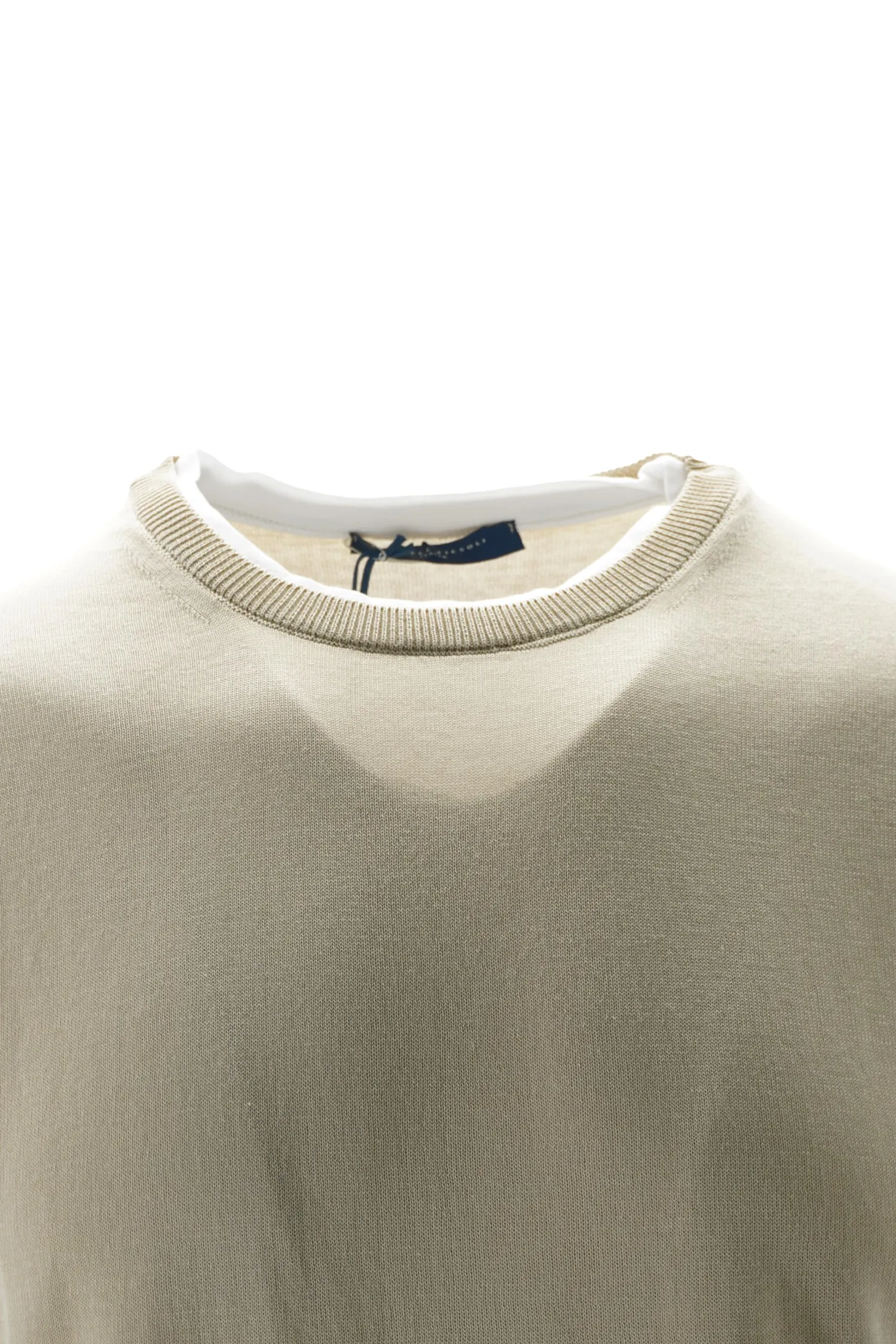 Outlet T-Shirt in Filo di Cotone con Dettagli / Uomo T-shirt