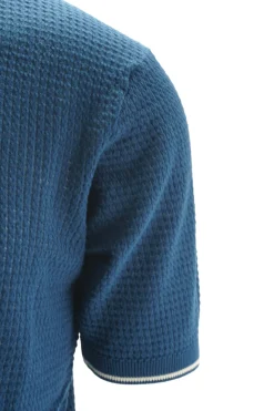 Online T-Shirt in Filo di Cotone Tramato / Uomo T-shirt
