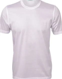 T-Shirt in Filo di Scozia / Bianco Uomo T-shirt