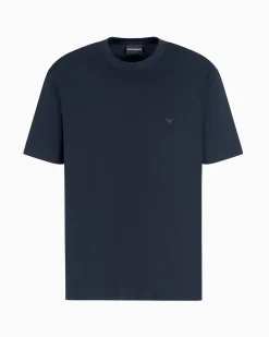 New T-Shirt in Jersey con Logo / Uomo T-shirt