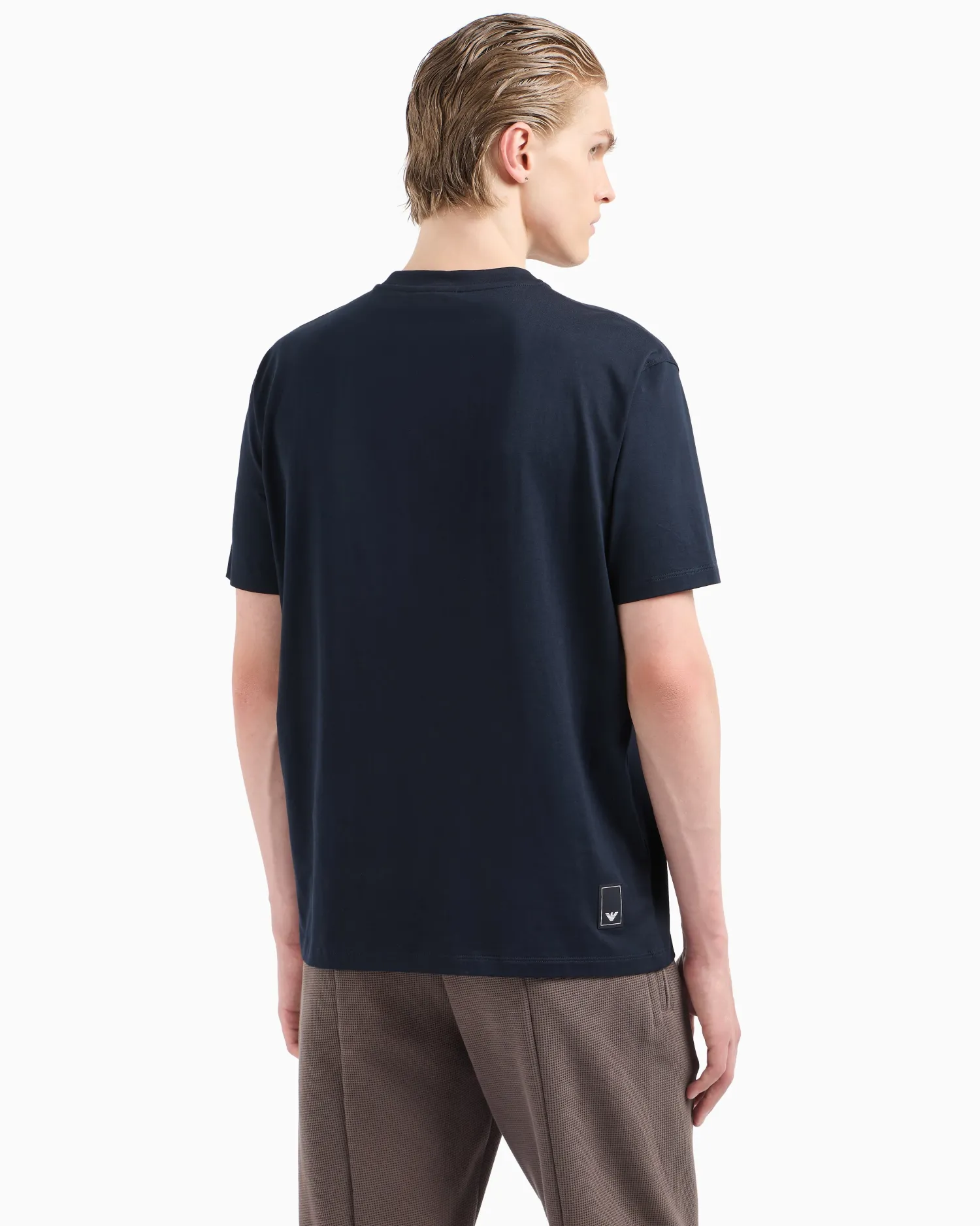 New T-Shirt in Jersey con Logo / Uomo T-shirt