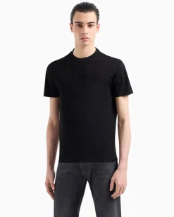 New T-Shirt in Jersey con Logo / Uomo T-shirt