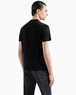 New T-Shirt in Jersey con Logo / Uomo T-shirt