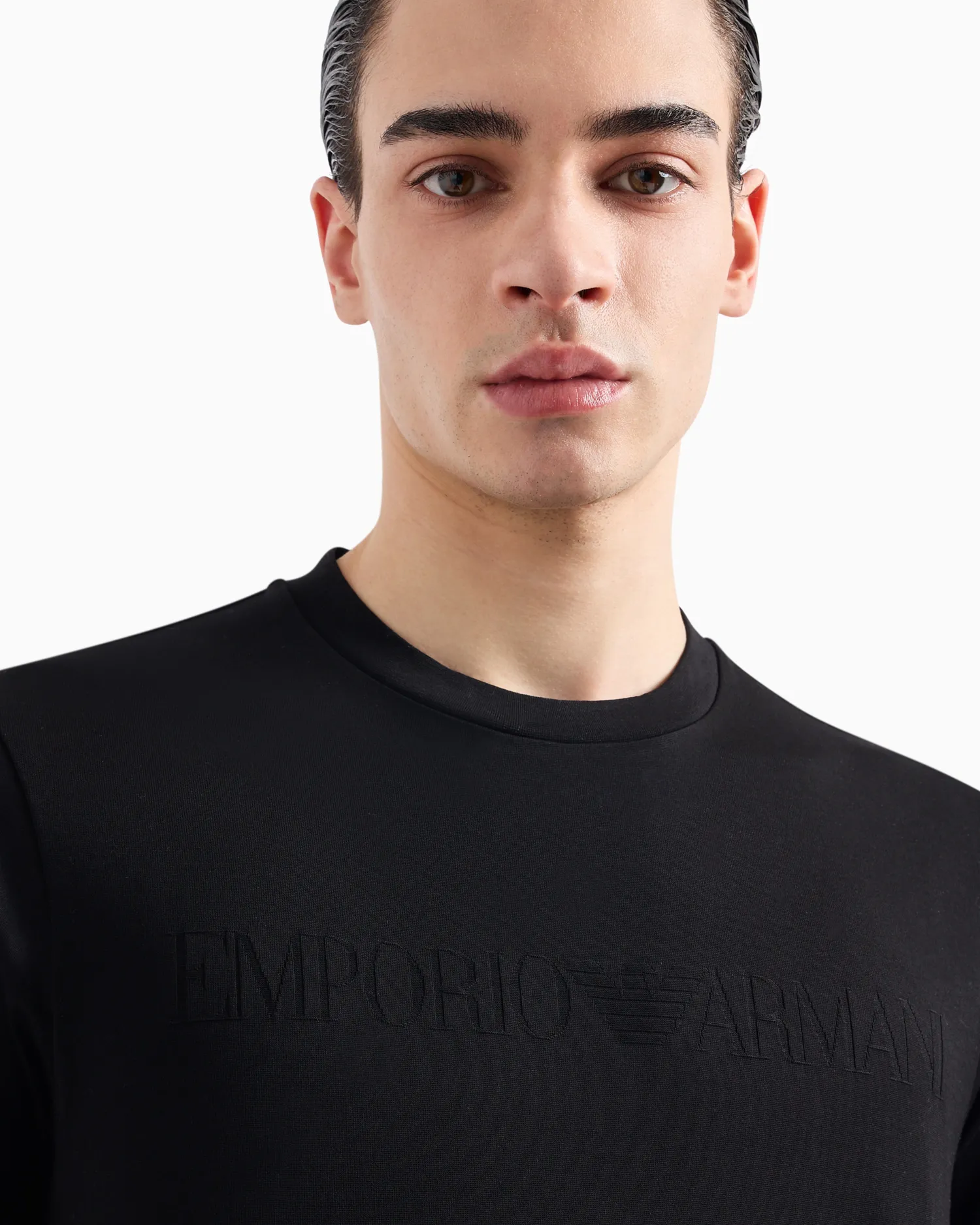 New T-Shirt in Jersey con Logo / Uomo T-shirt