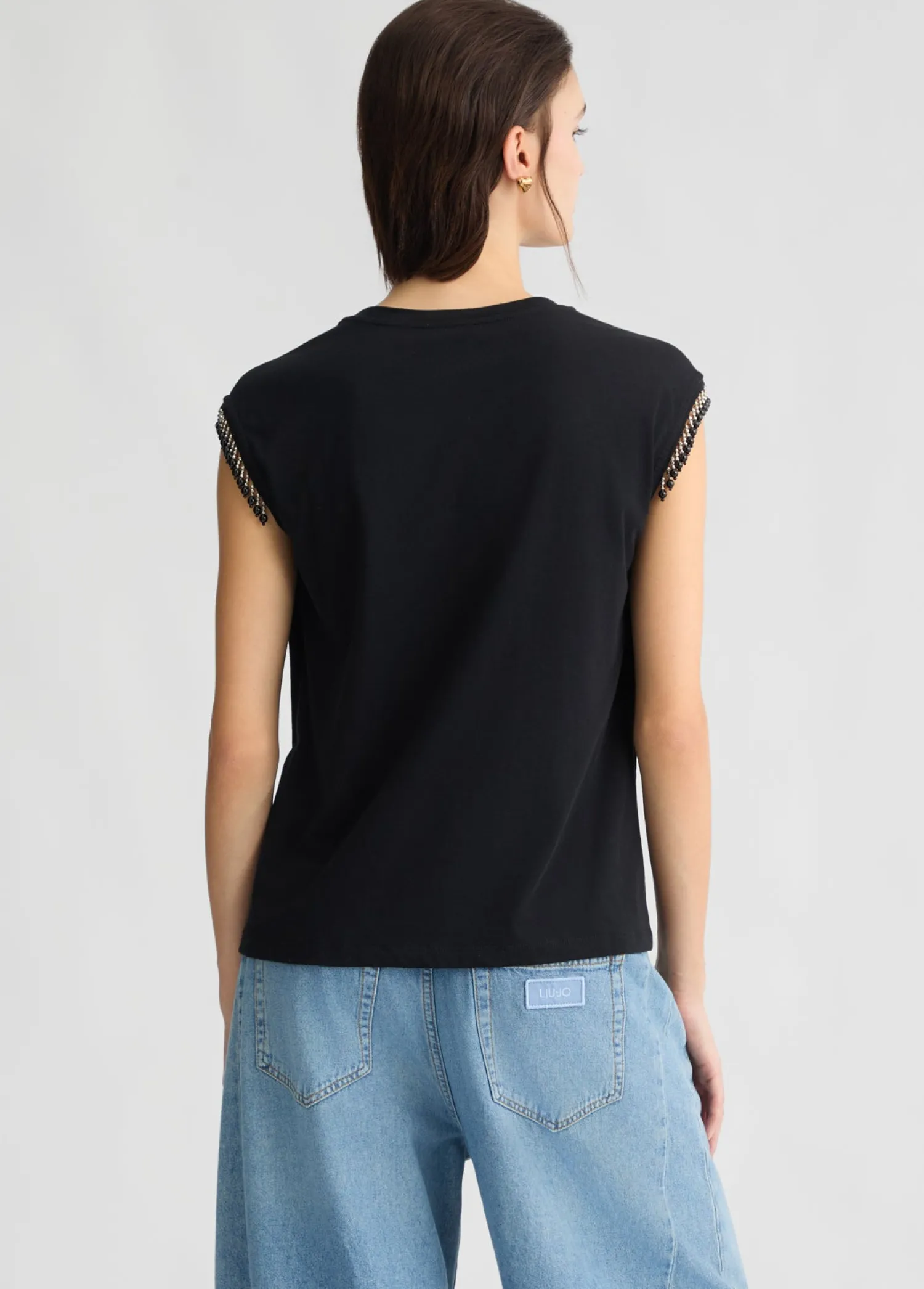 Sale T-Shirt in Jersey con Perline / Donna T-shirt