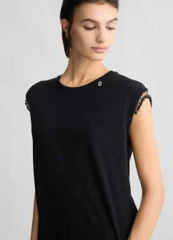 Sale T-Shirt in Jersey con Perline / Donna T-shirt