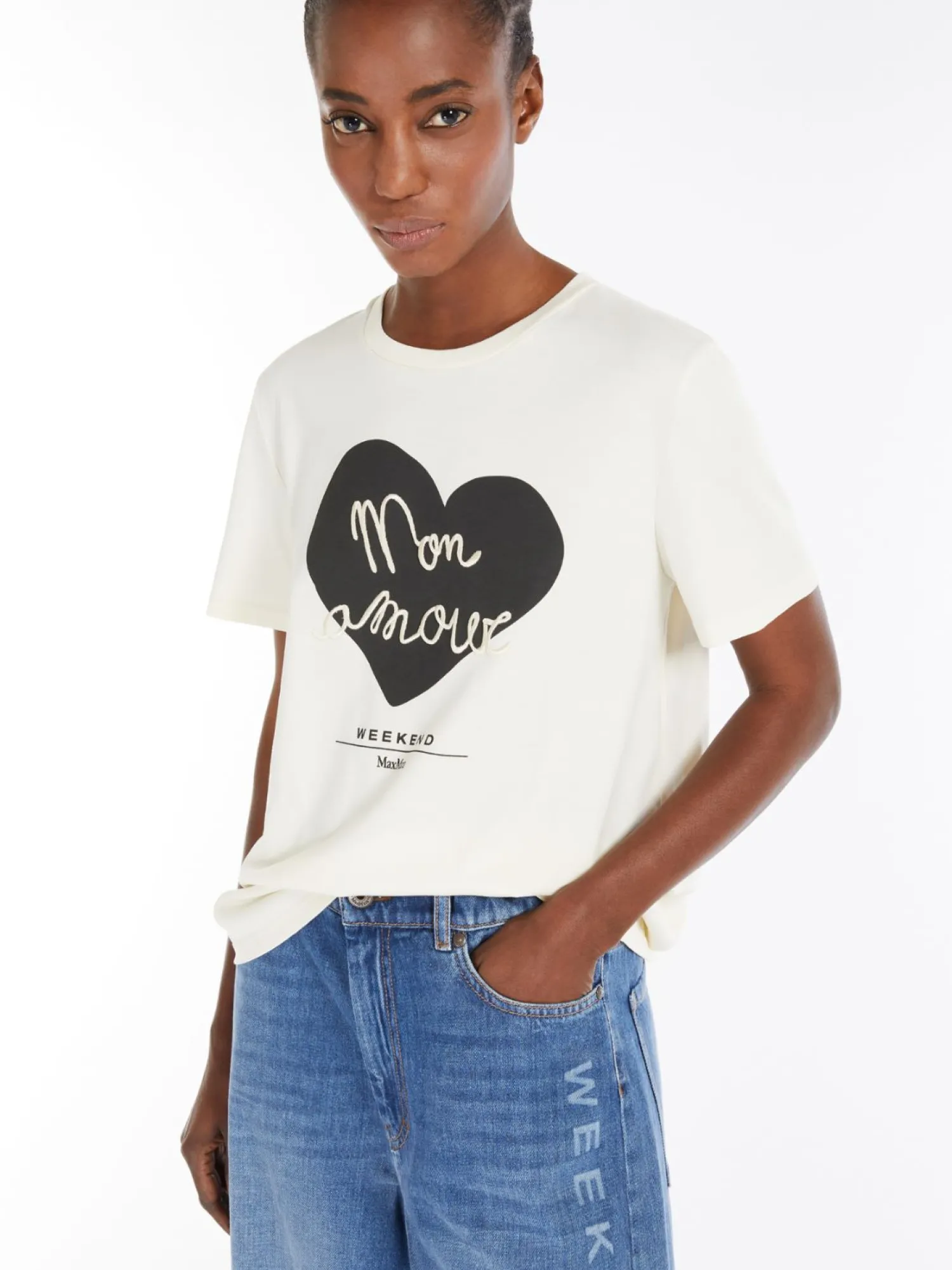 Sale T-Shirt in Jersey di Cotone / Donna T-shirt