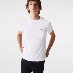 Hot T-Shirt in Jersey di Cotone Pima / Bianco Uomo T-shirt