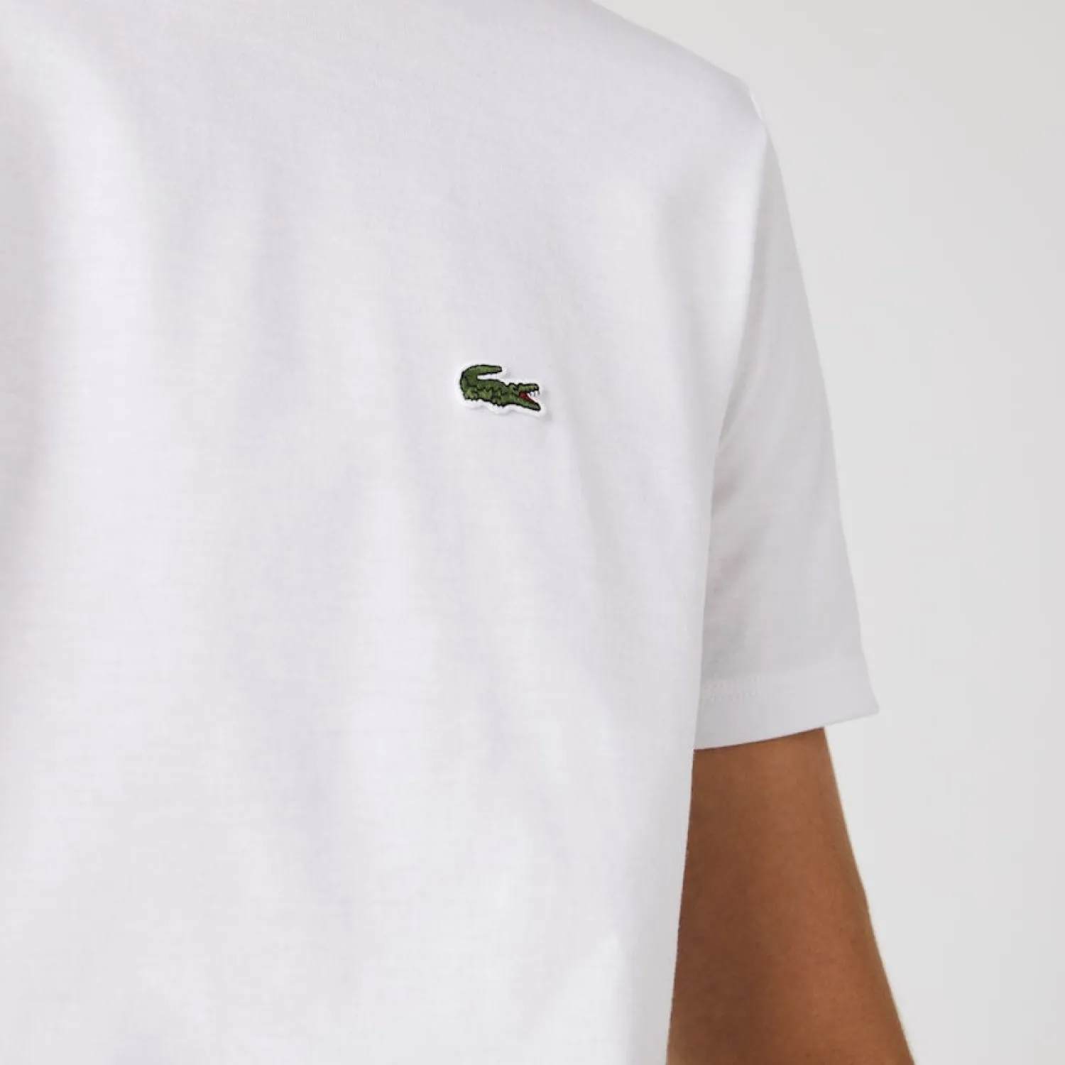 Hot T-Shirt in Jersey di Cotone Pima / Bianco Uomo T-shirt