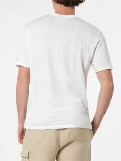T-Shirt in Jersey di Lino / Uomo T-shirt