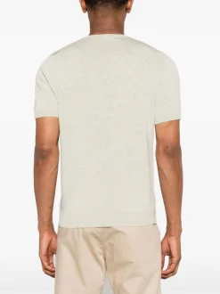 Clearance T-Shirt in Lino e Cotone / Uomo T-shirt
