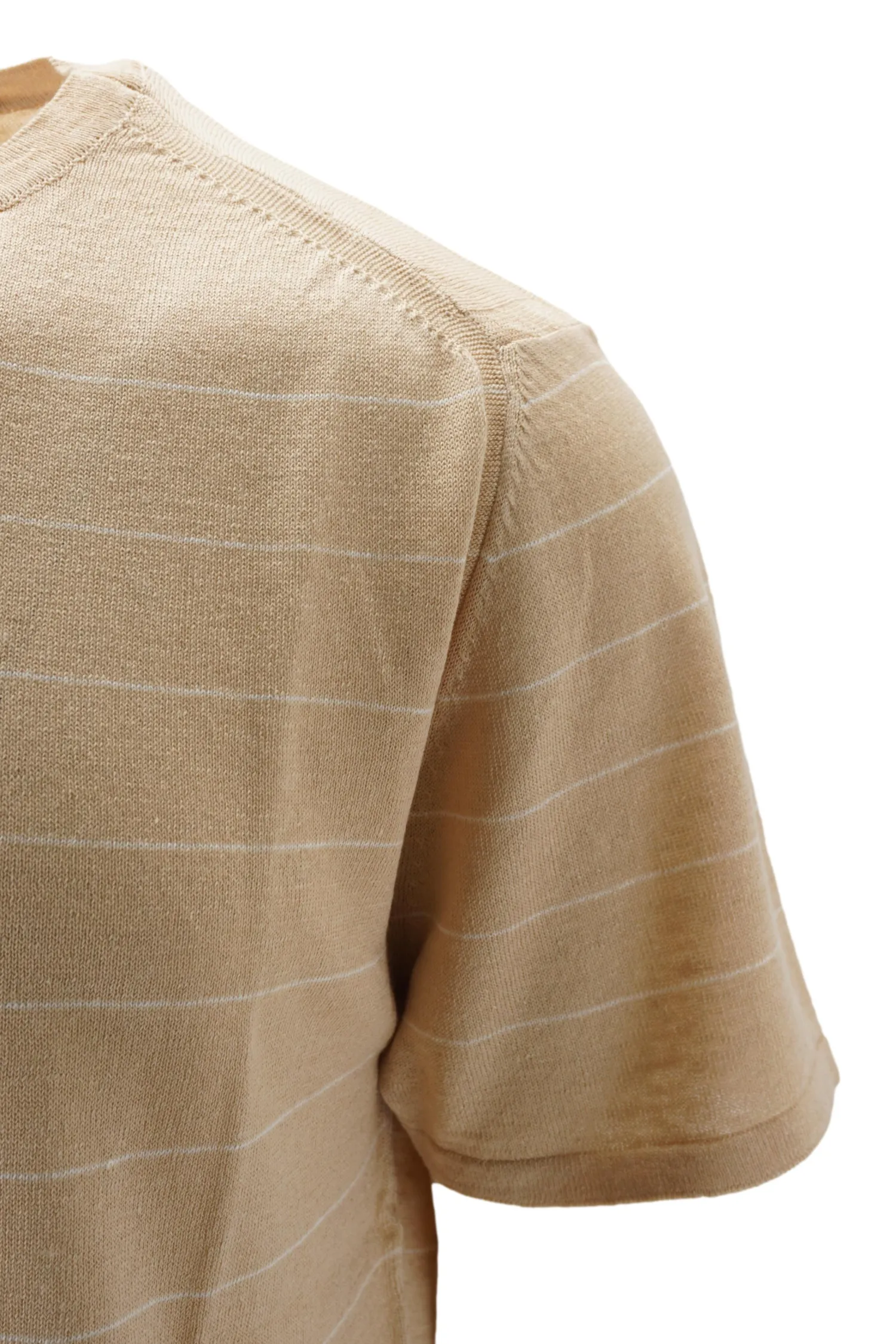Sale T-Shirt in Lino e Cotone con Fantasia / Uomo T-shirt