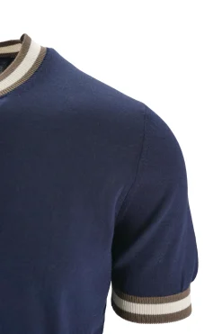 Discount T-Shirt in Maglia con Dettagli / Uomo T-shirt