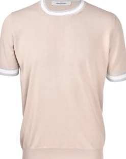 Discount T-Shirt in Maglia con Dettagli / Uomo T-shirt