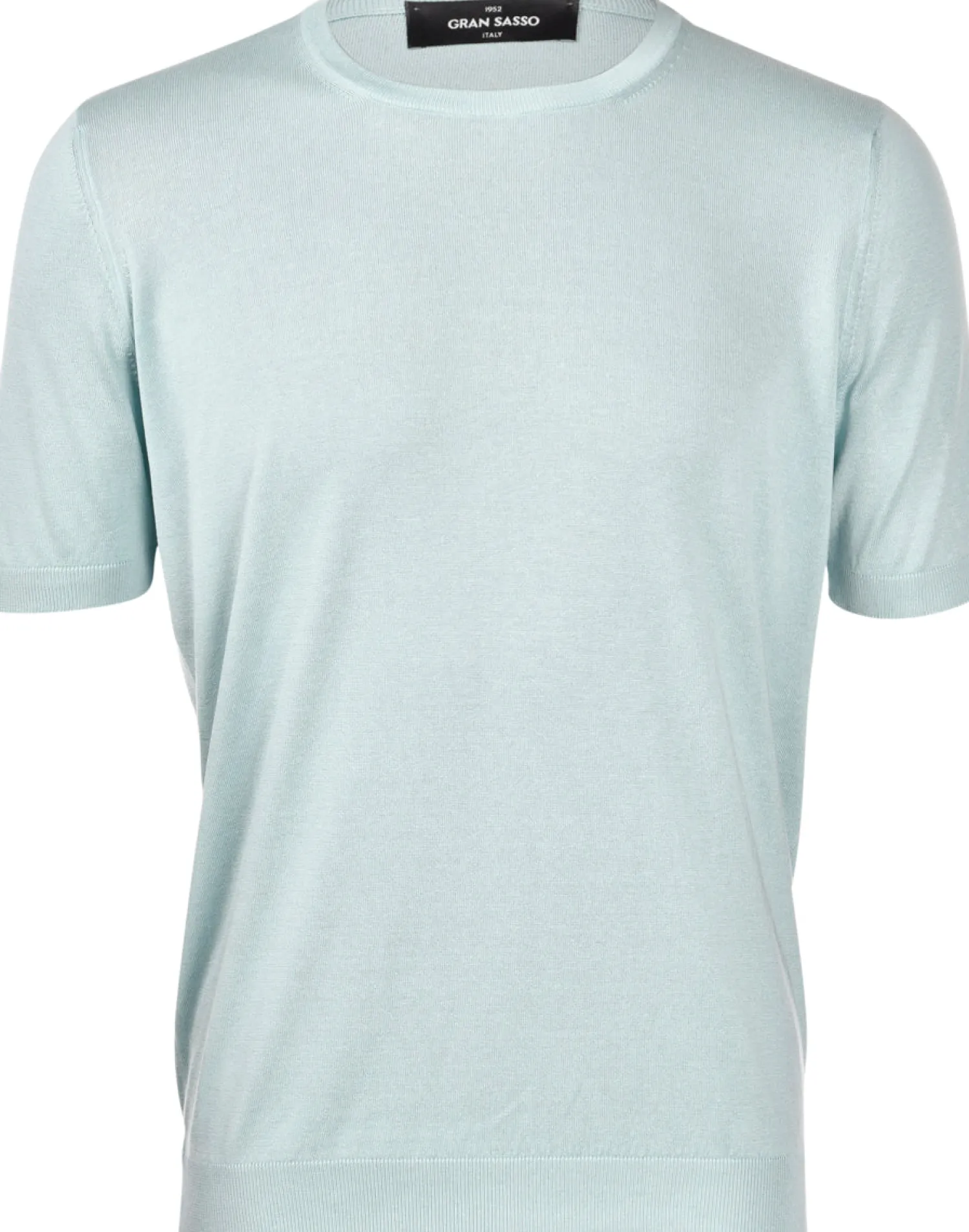 New T-Shirt in Maglia in Seta / Uomo T-shirt