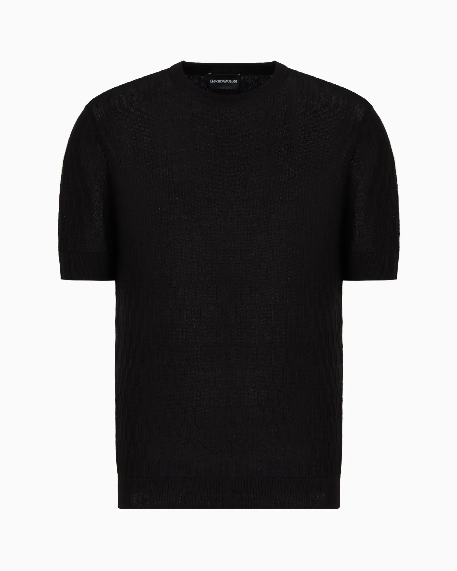 Discount T-Shirt in Maglia Punto Operato / Uomo T-shirt