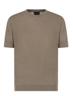 Hot T-Shirt in Maglia Punto Operato / Uomo T-shirt