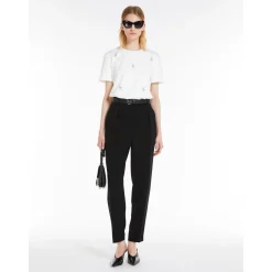 Outlet T-Shirt in Morbido Jersey / Bianco Donna T-shirt