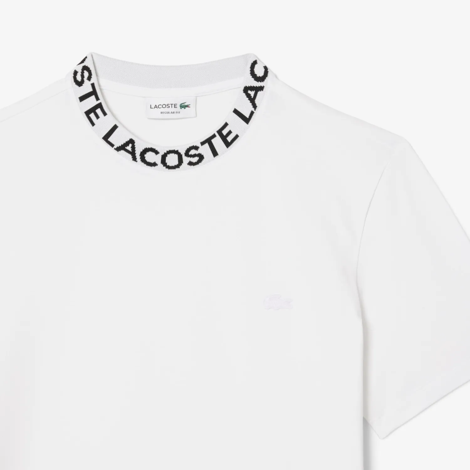 Hot T-Shirt in Piqué con Logo Jacquard / Uomo T-shirt