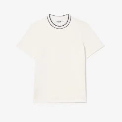 Discount T-Shirt in Piquet Elasticizzato con Contrasto / Uomo T-shirt