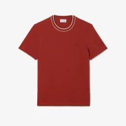 Discount T-Shirt in Piquet Elasticizzato con Contrasto / Uomo T-shirt