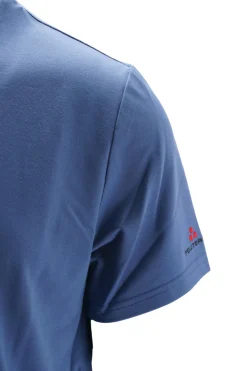 Hot T-Shirt in Piquet Stretch Zole 02 / Bluette Uomo Polo
