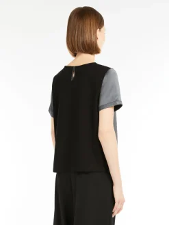 T-Shirt in Raso e Jersey / Donna T-shirt