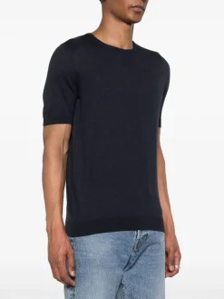 New T-Shirt in Seta Josh / Uomo T-shirt