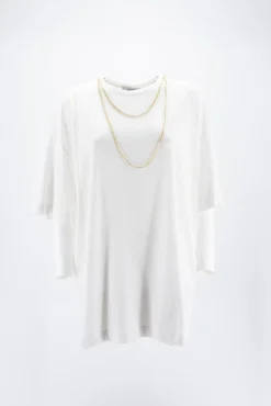 Online T-Shirt Lunga con Applicazione / Donna T-shirt
