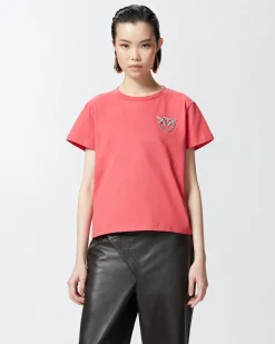 T-Shirt Maniche Corte con Ricamo / Donna T-shirt