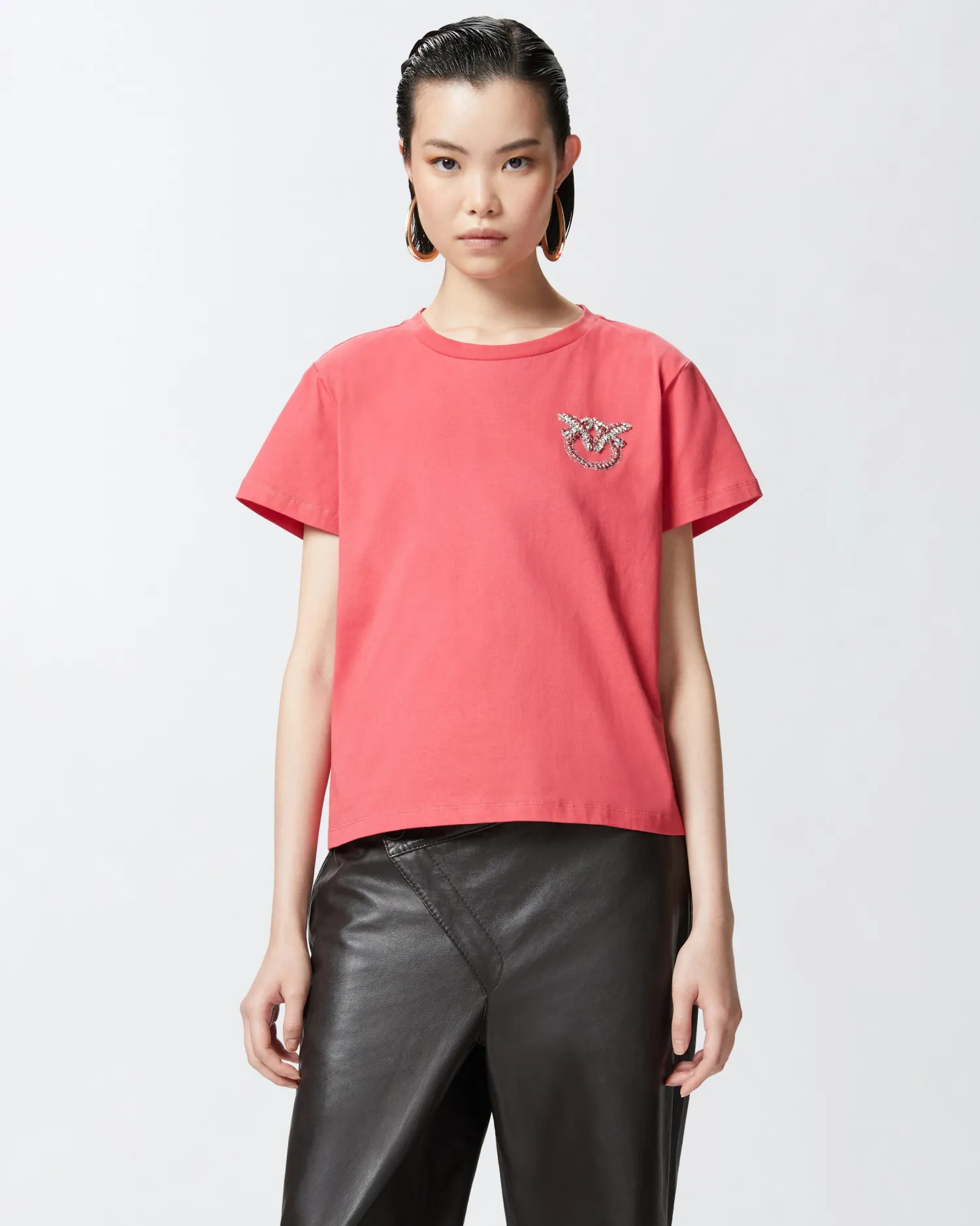 T-Shirt Maniche Corte con Ricamo / Donna T-shirt