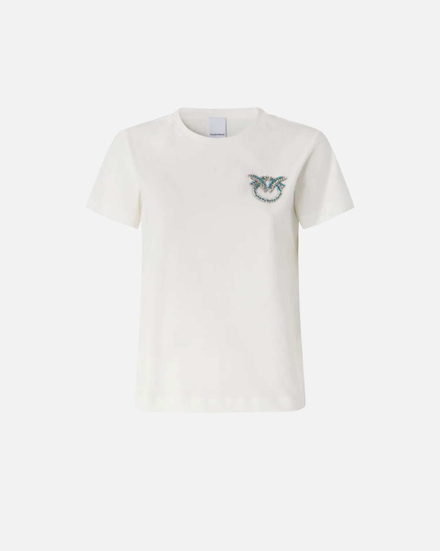 Online T-Shirt Maniche Corte con Ricamo / Donna T-shirt