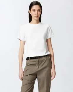 Online T-Shirt Mezze Maniche con Ricamo / Donna T-shirt