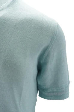 Outlet T-Shirt Reversibile in Lino e Cotone / Uomo T-shirt