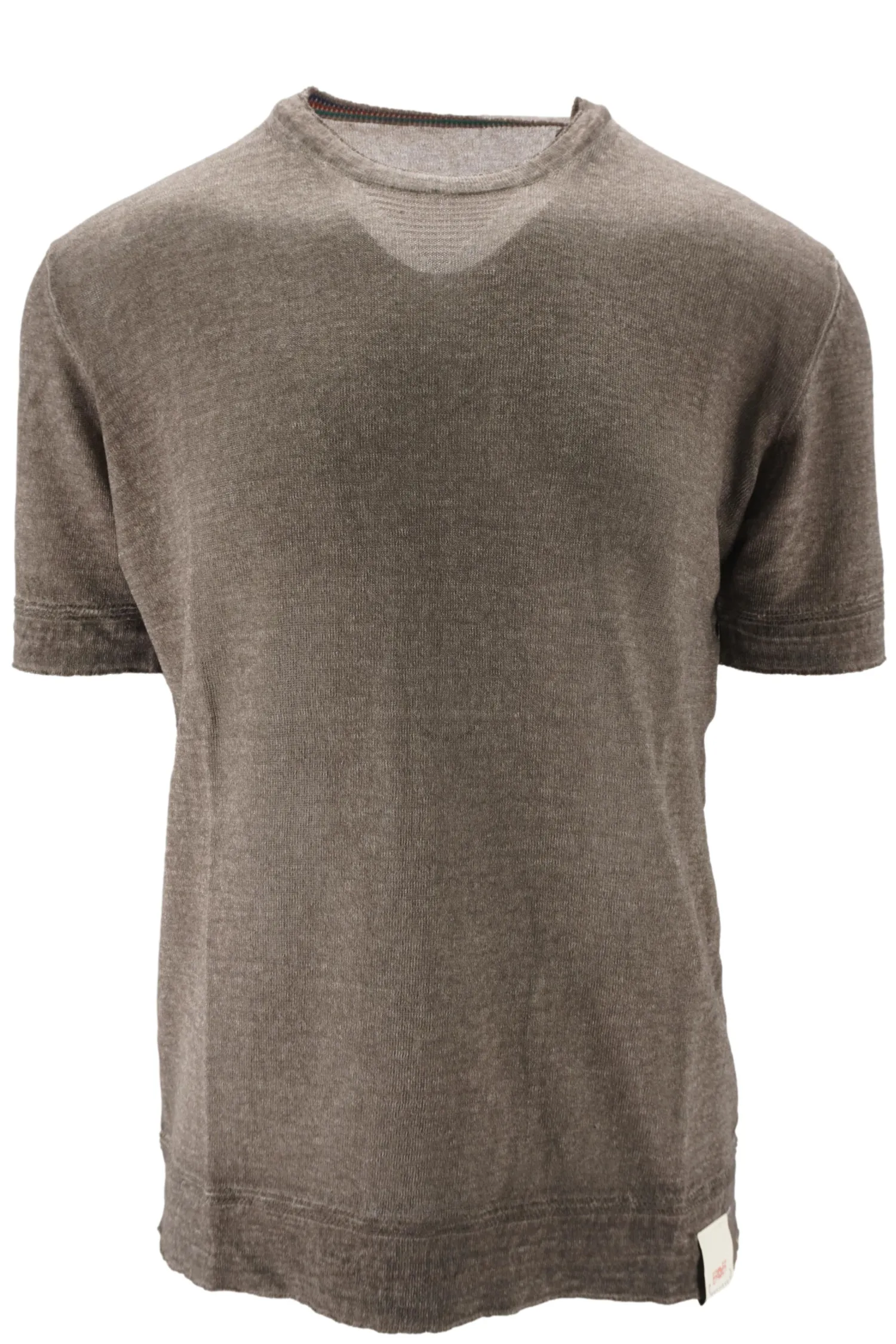 Hot T-Shirt Reversibile in Lino e Cotone / Uomo T-shirt