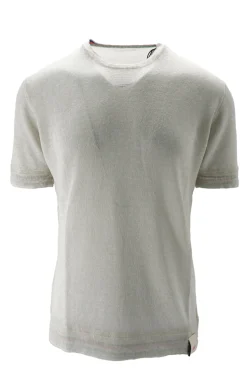 Hot T-Shirt Reversibile in Lino e Cotone / Uomo T-shirt