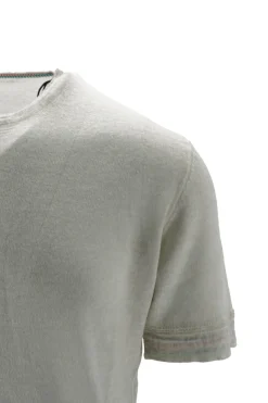 Hot T-Shirt Reversibile in Lino e Cotone / Uomo T-shirt