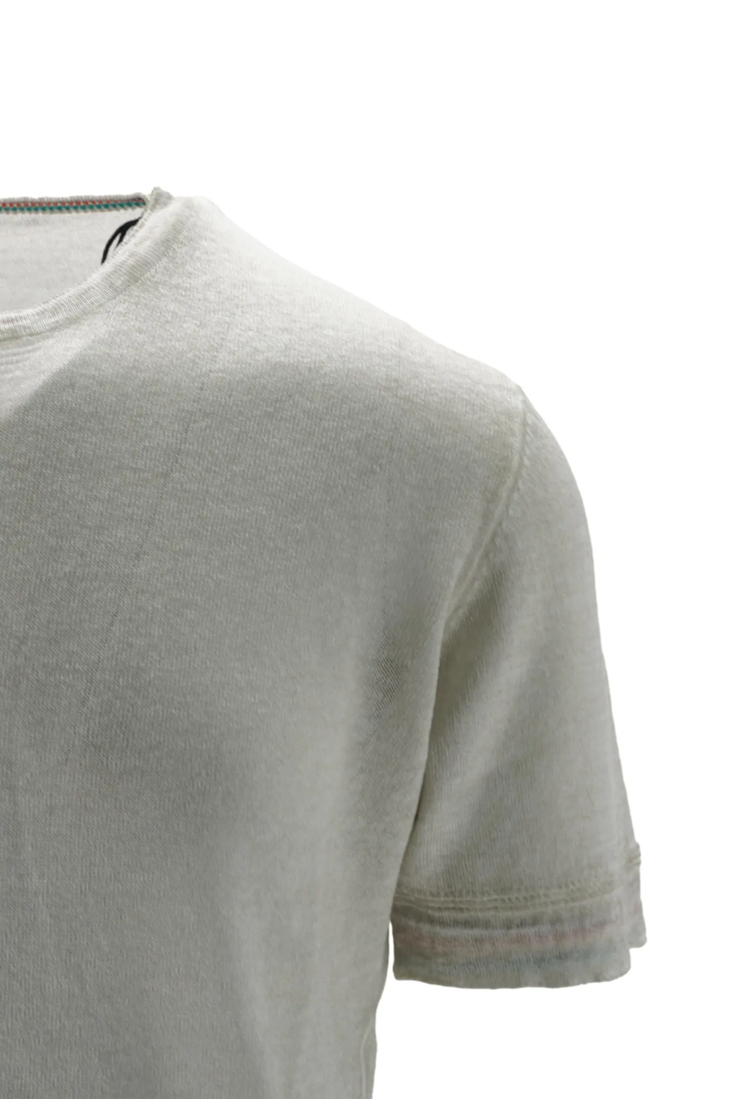 Hot T-Shirt Reversibile in Lino e Cotone / Uomo T-shirt
