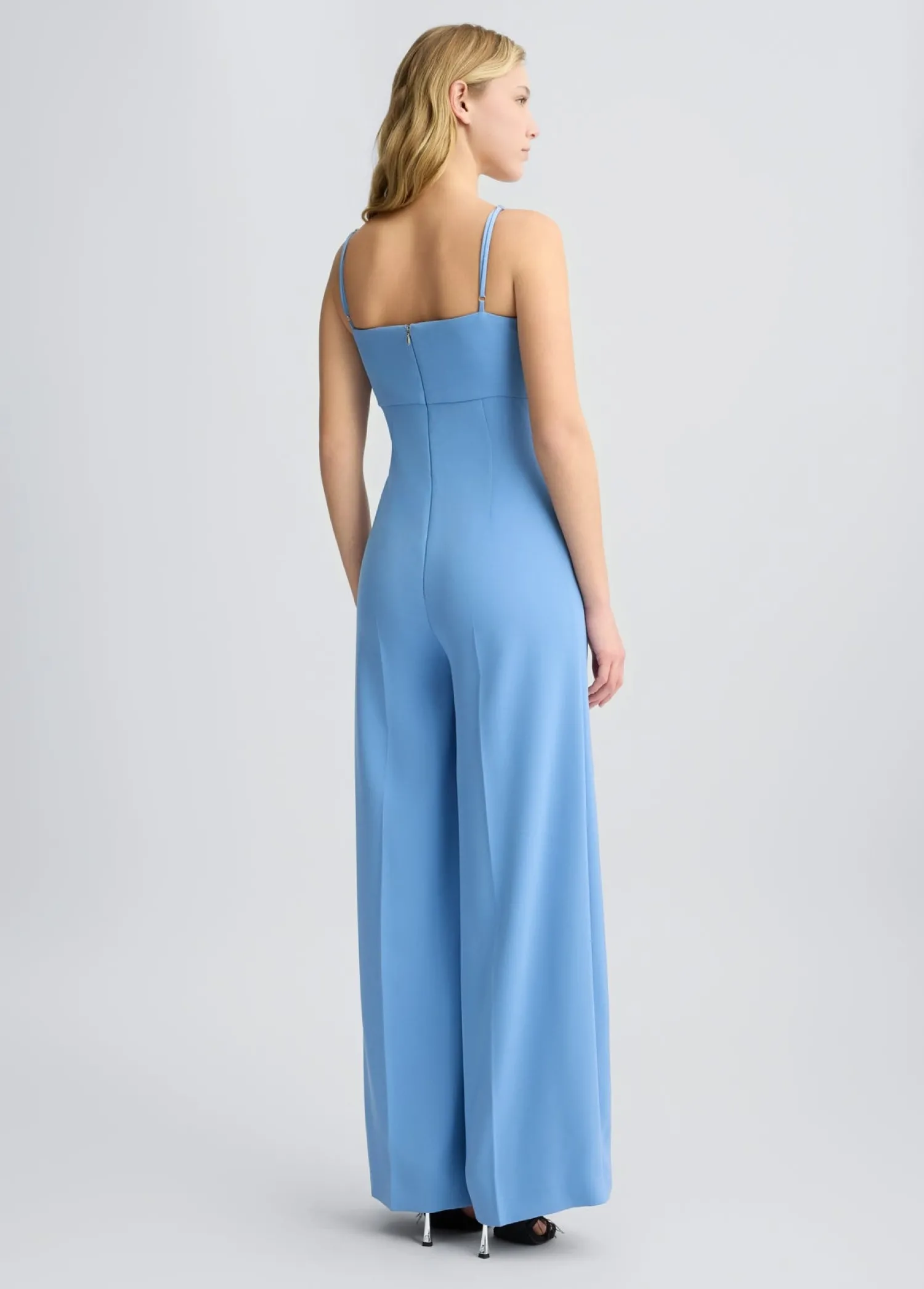 Hot Tuta Azzurra Elegante con Fiocco / Donna Abiti