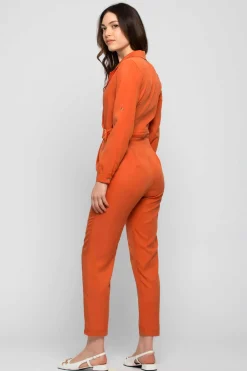 Discount Tuta con Rever e Cintura / Donna Abiti