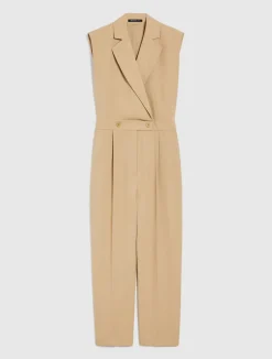 Online Tuta in Twill Fluido / Donna Abiti