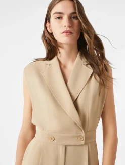 Online Tuta in Twill Fluido / Donna Abiti