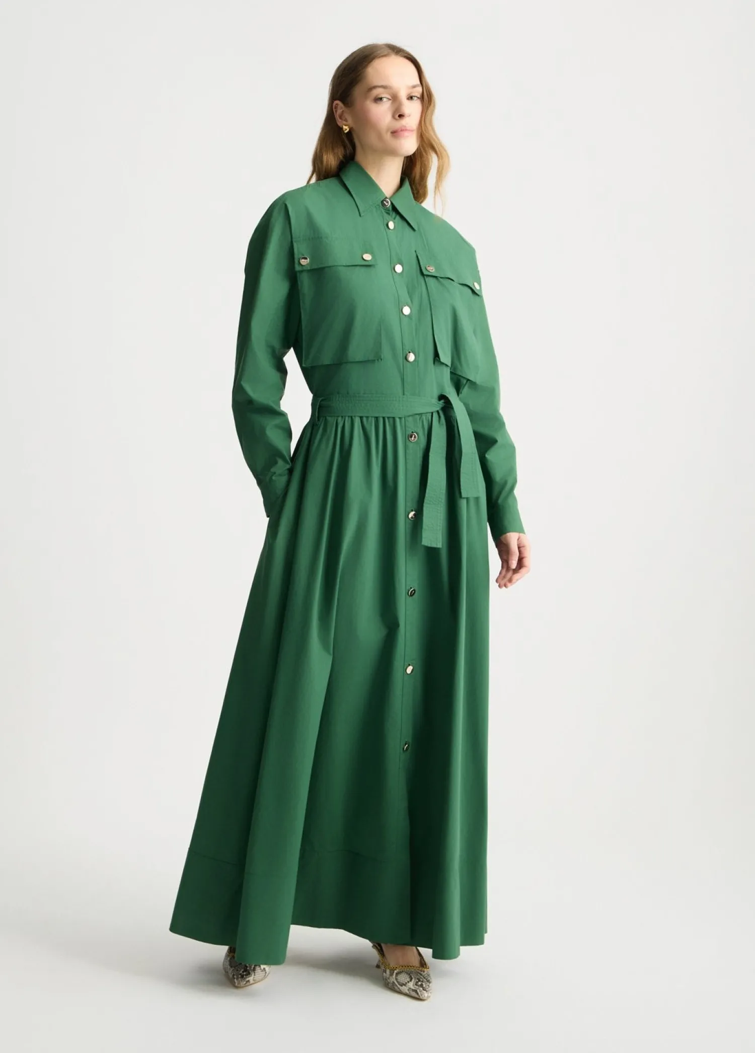 Sale Vestito Chemisier Lungo / Donna Abiti