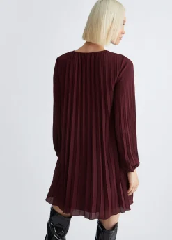 Hot Vestito Corto Plissettato / Donna Abiti